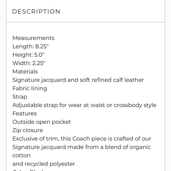 💯 Coach Pace signature beltbag - Picture 6 of 6